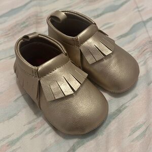Baby moccasin gold 0-3 month